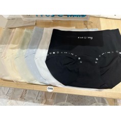 C572 Letters nude ice silk seamless panties